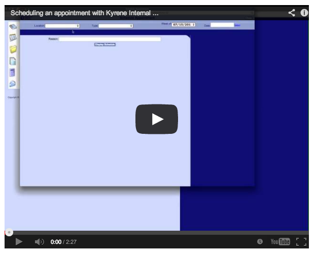 Scheduling an appointment with Kyrene Internal Medicine in your patient portal